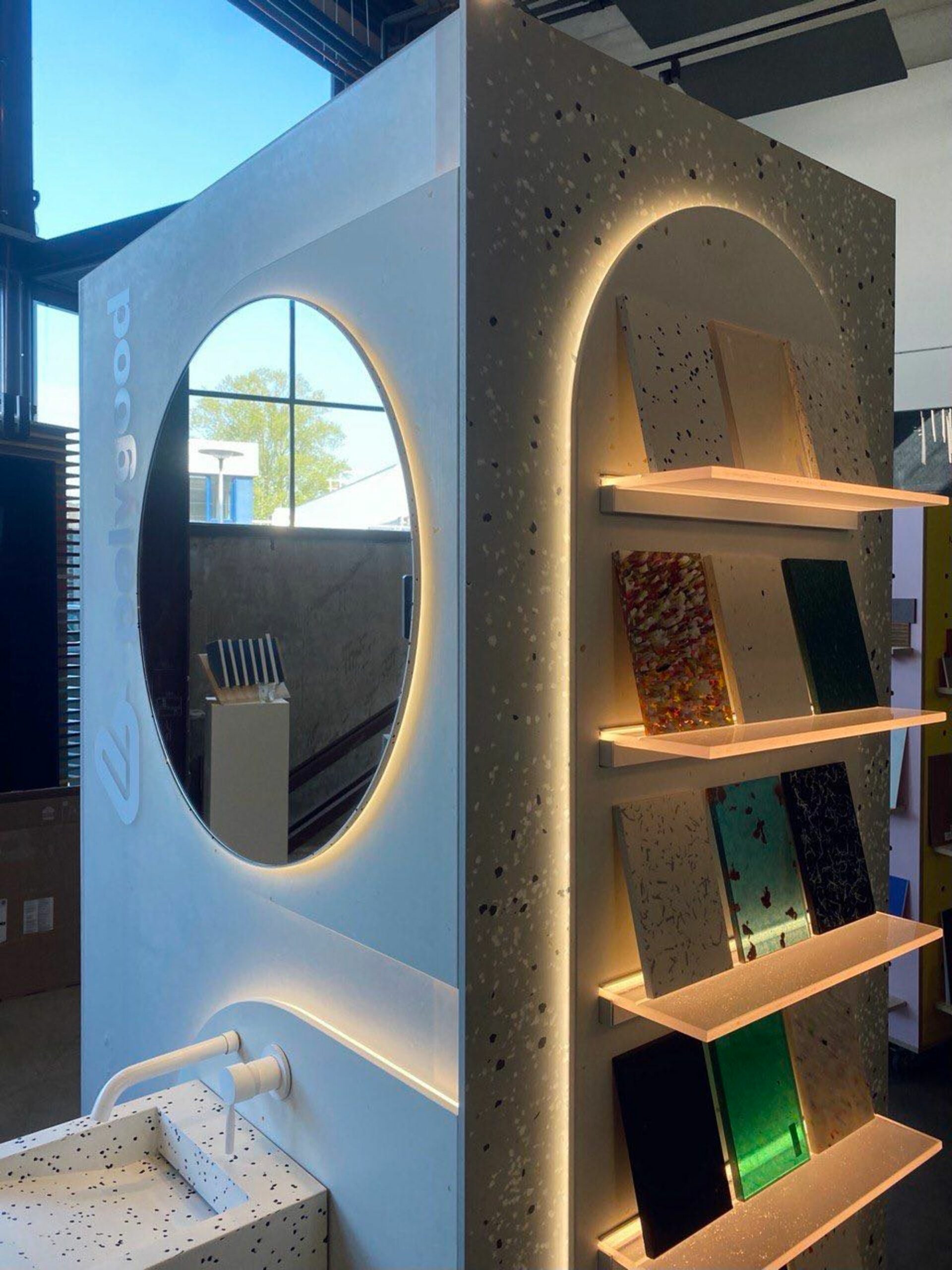 Projet Utrecht - Bibliothèque matériau - Polygood®